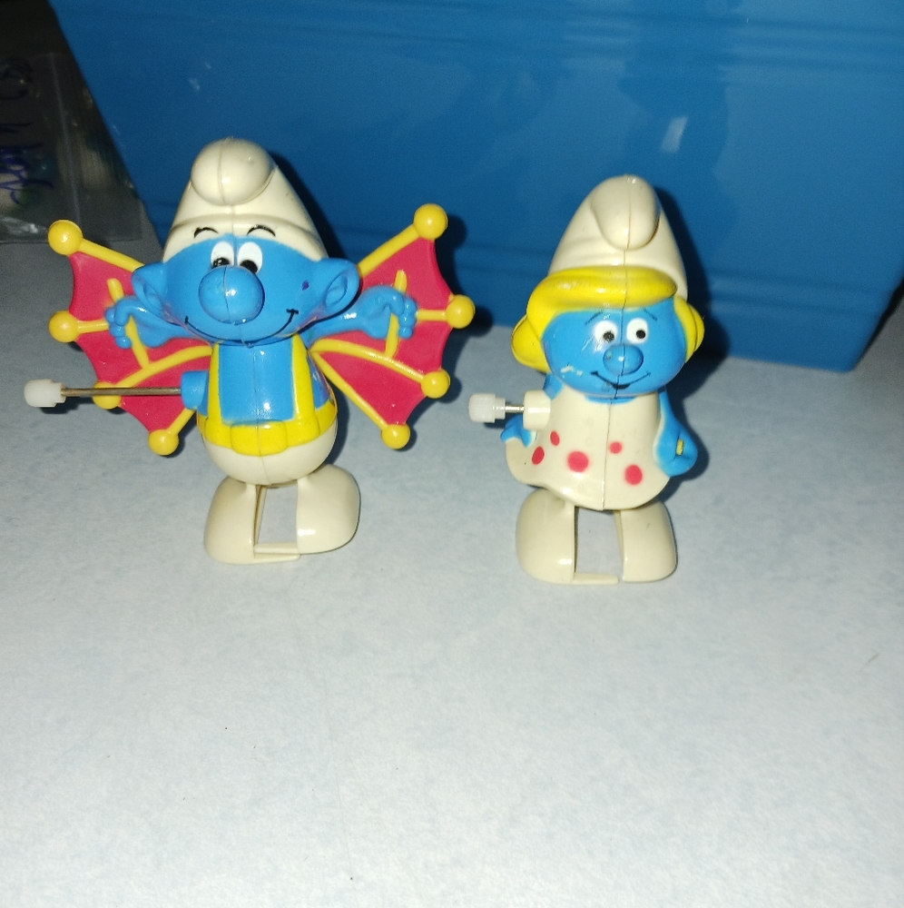 Vintage Smurf Toys